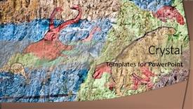  Presentation with view of the vinales valley - Audience pleasing theme consisting of detail of the mural backdrop and a coral colored foreground