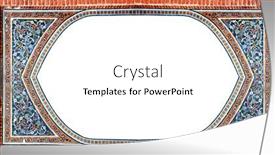  Presentation with iran - Theme featuring detail-of-traditional-persian-mosaic background and a white colored foreground