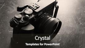  Presentation with old map aged world vintage - PPT layouts featuring detail of vintage old camera background and a dark gray colored foreground