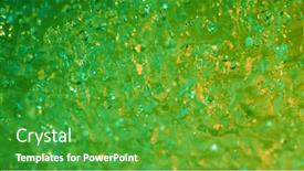  Presentation with neon - Cool new slides with detail-of-water-waves-highlighted backdrop and a shamrock green colored foreground