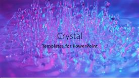  Presentation with neon - Beautiful slide set featuring detail-of-water-waves-highlighted backdrop and a light blue colored foreground