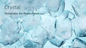  Presentation with aqua - Cool new theme with detail-of-whirling-water backdrop and a light blue colored foreground