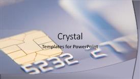  Presentation with credit card fraud fraud - Slides consisting of detail-shot-of-a-credit background and a light gray colored foreground