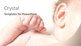  Presentation with baby - Cool new theme with detail-shot-of-a-cropped backdrop and a pink colored foreground