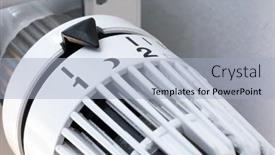  Presentation with energy crisis - Slides featuring detail-shot-of-a-heater background and a light blue colored foreground