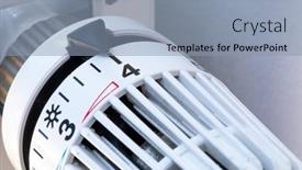  Presentation with energy crisis - PPT theme enhanced with detail-shot-of-a-heater background and a light blue colored foreground