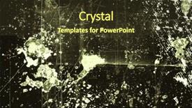  Presentation with cracked wall - Beautiful theme featuring detail shot of cracked paint backdrop and a  colored foreground