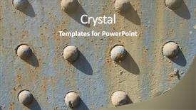  Presentation with structure - Amazing presentation theme having detail the structure of a metal bridge backdrop and a coral colored foreground