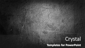  Presentation with wall paint - Beautiful presentation theme featuring detailed-macro-shot-of-fine backdrop and a dark gray colored foreground