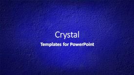  Presentation with wall paint - Colorful presentation theme enhanced with detailed-macro-shot-of-fine backdrop and a royal blue colored foreground