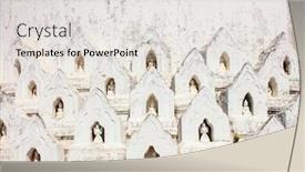  Presentation with white - Audience pleasing slide deck consisting of details-of-beautiful-white-hsinbyume backdrop and a light gray colored foreground