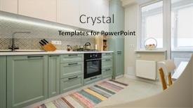  Presentation with teal - Colorful slide set enhanced with details-of-cozy-well-designed backdrop and a soft green colored foreground