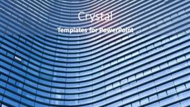  Presentation with modern building - Beautiful PPT layouts featuring details-of-modern-building-glass backdrop and a ocean colored foreground