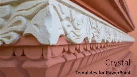  Presentation with hindu - Presentation theme enhanced with details-of-the-corner background and a coral colored foreground