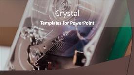  Presentation with closeup details of thai rice - Presentation theme consisting of details-that-are-inside background and a gray colored foreground