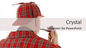  Presentation with sherlock holmes - Slide deck enhanced with detective sherlock holmes view background and a lemonade colored foreground