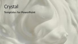  Presentation with shampoo - Slides with detergent shampoo foam background background and a light gray colored foreground