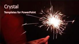  Presentation with bengal gram - PPT theme consisting of detonation - bengal light in arm background and a  colored foreground