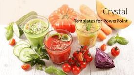  Presentation with healthy juice - 