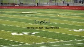  Presentation with detroit - Presentation design having detroit - new astro turf foot ball background and a seafoam green colored foreground