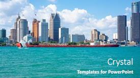  Presentation with navigating - Slide deck with detroit-mi-august-18-2015 background and a  colored foreground