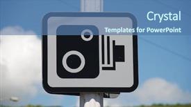  Presentation with england - Slide set enhanced with deturent - speed camera sign in folkestone background and a teal colored foreground