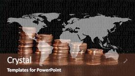  Presentation with world map - Slide deck consisting of developing country - close up pile of american background and a tawny brown colored foreground