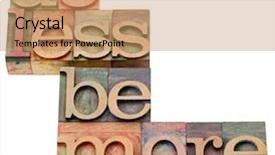  Presentation with motivation - Amazing slides having developmen personal - do less be more motivation backdrop and a coral colored foreground