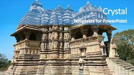  Presentation with jain - Cool new presentation with devi jagadamba temple western group backdrop and a teal colored foreground