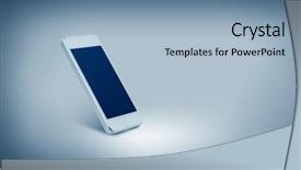  Presentation with life insurance concept white - Theme having mobile device - technology and advertisement concept background and a light blue colored foreground