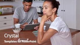  Presentation with breakfast - Cool new theme with device at the kitchen counter backdrop and a  colored foreground