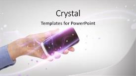  Presentation with business technology internet and network - Slide deck having device communication - business future technology and internet background and a light gray colored foreground