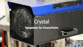  Presentation with for medical device - Slides having device for car headlight diagnostic background and a  colored foreground