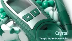  Presentation with blood alcohol level - Cool new slide deck with device for measuring blood sugar backdrop and a  colored foreground