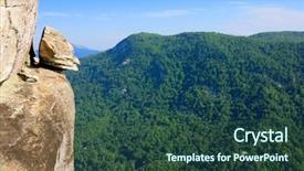  Presentation with asheville - Cool new slides with devil's head balancing rock at chimney rock park near asheville north carolina usa backdrop and a ocean colored foreground