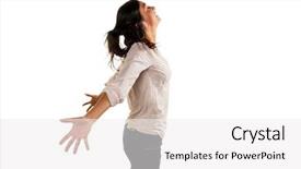  Presentation with bread of life - PPT theme having devotional free - young woman takes a deep background and a white colored foreground