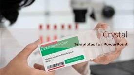  Presentation with anti racism - Theme with dexamethasone-corticosteroid-used and a soft green colored foreground