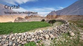  Presentation with monastery - Slides having dhankar-monastery-in-himalayas-mountain background and a light blue colored foreground