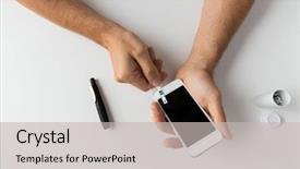  Presentation with home health care - Audience pleasing slide deck consisting of diabetic cells - medicine diabetes glycemia health care backdrop and a  colored foreground