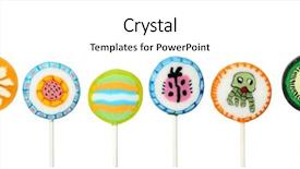  Presentation with colorful - Amazing slides having diabetes children - colorful lollipops isolated on white backdrop and a white colored foreground