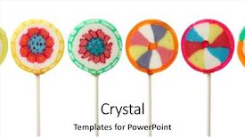  Presentation with diabetes - Presentation with diabetes children - colorful lollipops isolated on white background and a cream colored foreground