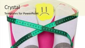  Presentation with diabetic foot - PPT theme having high noon - ruins of medieval genoese fortress background and a dark gray colored foreground