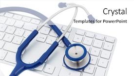  Presentation with medical management - Audience pleasing slide deck consisting of diagnosis and appointment management backdrop and a white colored foreground