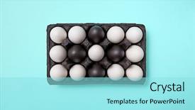  Presentation with diagonal colors - Amazing presentation design having diagonal colors - creative pattern of colored black backdrop and a arctic colored foreground