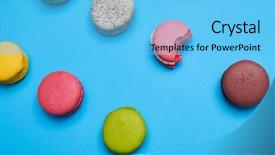  Presentation with diagonal colors - Presentation featuring diagonal colors - top view of a bite background and a light blue colored foreground