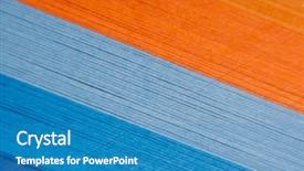  Presentation with colored - PPT layouts with diagonal lines - colored paper strips background and a teal colored foreground