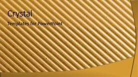  Presentation with paper - Cool new presentation design with diagonal lines - corrugated paper background backdrop and a gold colored foreground