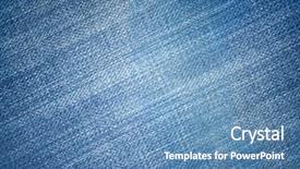  Presentation with abstract blue texture - Theme consisting of diagonal shift tilt line background and a teal colored foreground