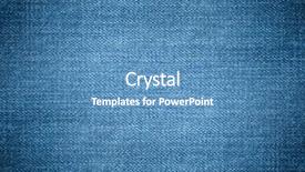  Presentation with abstract blue texture - Presentation theme with diagonal shift tilt line background and a teal colored foreground