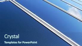  Presentation with energy solar - Theme featuring diagonal view of a solar background and a  colored foreground
